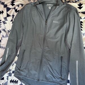 NOBULL Blue/Grey Full-Zip Jacket
